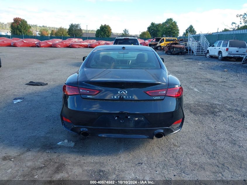 2021 Infiniti Q60 Luxe Awd VIN: JN1EV7KL8MM470270 Lot: 40574582