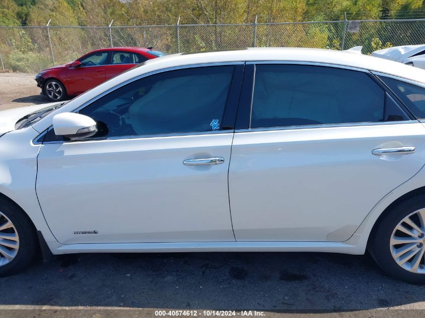 2014 Toyota Avalon Hybrid Limited VIN: 4T1BD1EB9EU022121 Lot: 40574612