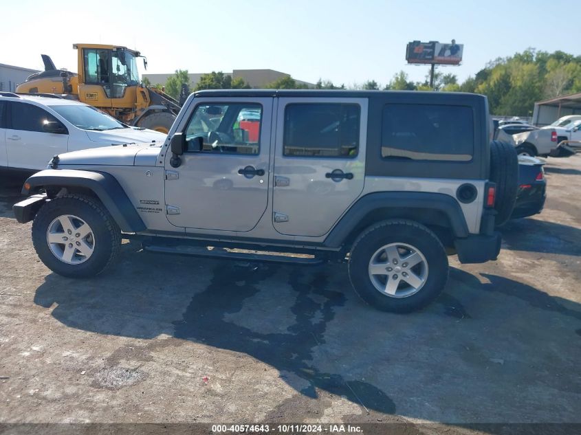 2015 Jeep Wrangler Unlimited Sport VIN: 1C4BJWDGXFL540754 Lot: 40574643