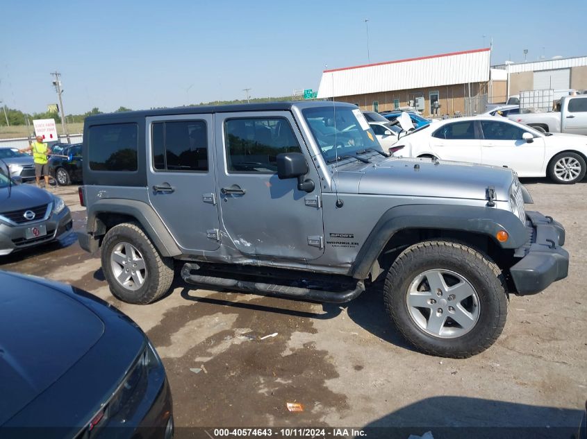 2015 Jeep Wrangler Unlimited Sport VIN: 1C4BJWDGXFL540754 Lot: 40574643