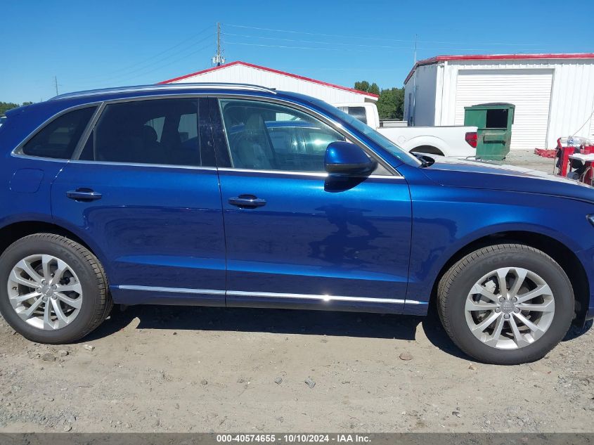 2015 Audi Q5 2.0T Premium VIN: WA1LFBFP6FA046246 Lot: 40574655