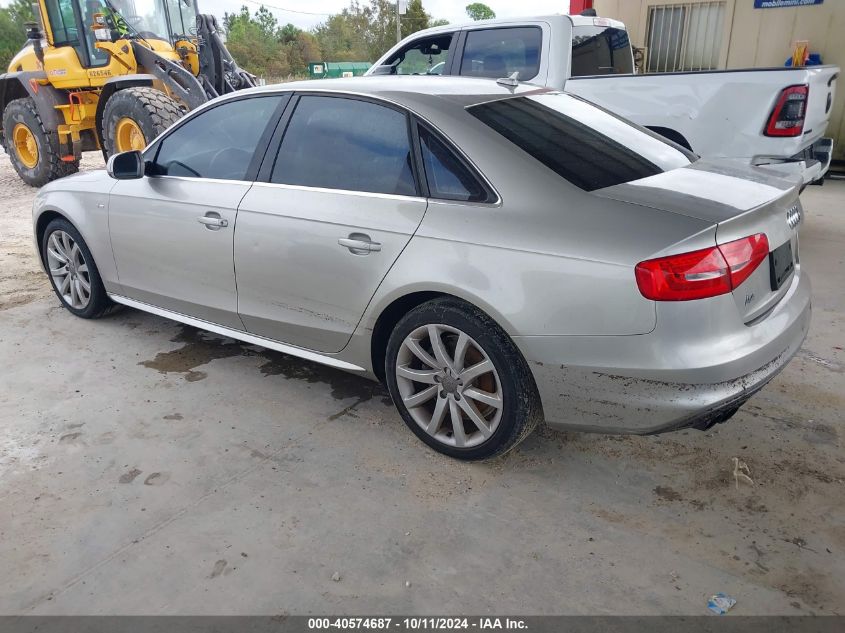 2014 Audi A4 Premium VIN: WAUAFAFL2EA059236 Lot: 40574687