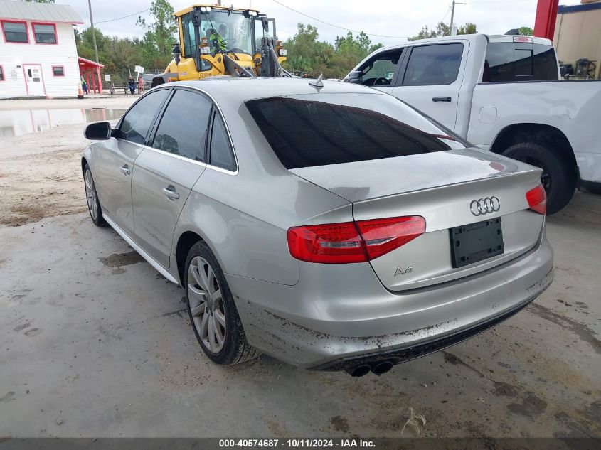 2014 AUDI A4 2.0T PREMIUM - WAUAFAFL2EA059236