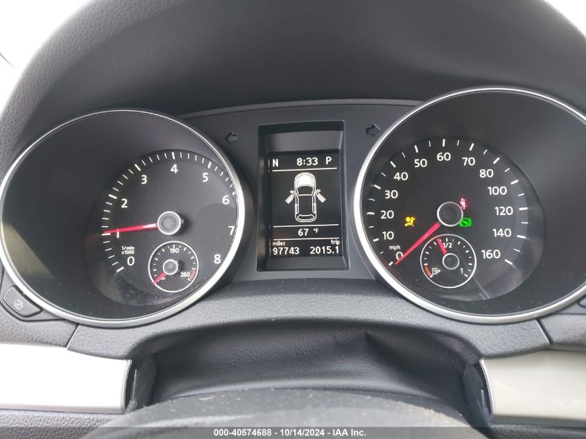 2011 Volkswagen Golf 2.5L 4-Door VIN: WVWDB7AJ7BW196546 Lot: 40574688