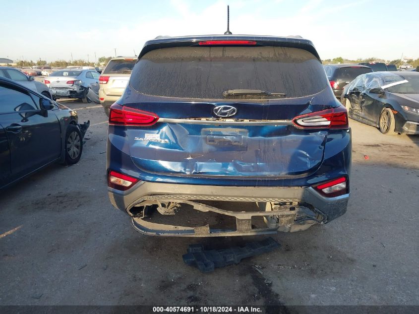 2019 Hyundai Santa Fe Se VIN: 5NMS23AD0KH086189 Lot: 40574691