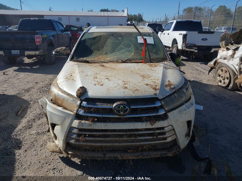 2019 Toyota Highlander Limited Platinum VIN: 5TDYZRFH3KS341614 Lot: 40574727