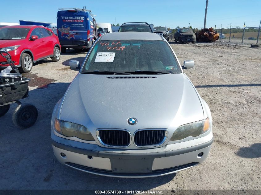 2002 BMW 325 I VIN: WBAEV33412KL67095 Lot: 40574739