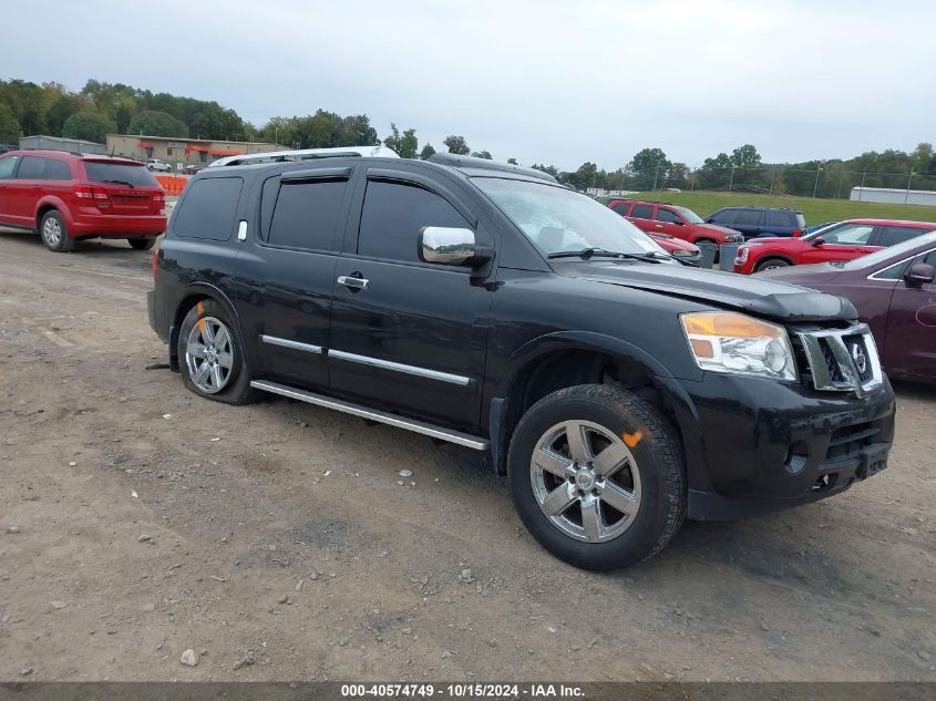 2010 Nissan Armada Platinum VIN: 5N1BA0NE0AN606148 Lot: 40574749