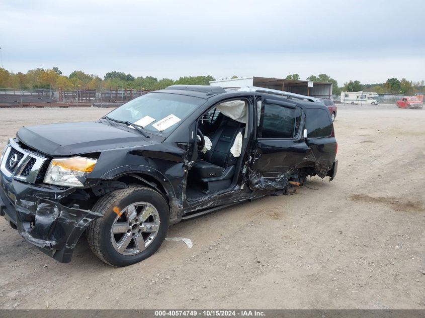 2010 Nissan Armada Platinum VIN: 5N1BA0NE0AN606148 Lot: 40574749