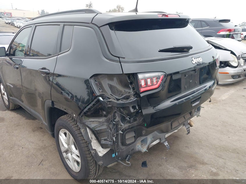 VIN 3C4NJCAB2JT250865 2018 JEEP COMPASS SPORT FWD