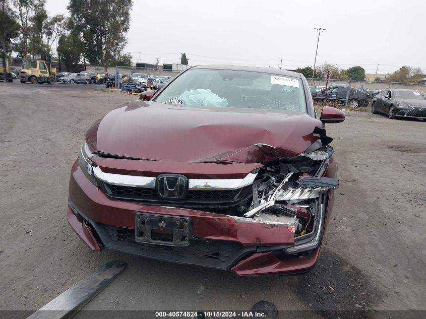 2018 Honda Clarity Plug-In Hybrid Touring VIN: JHMZC5F31JC003310 Lot: 40574824