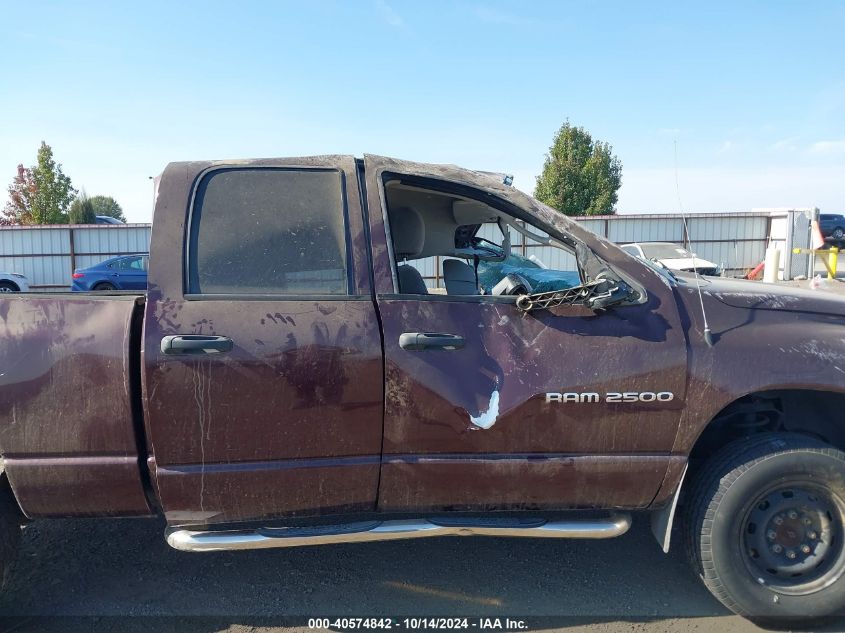 2004 Dodge Ram 2500 Slt/Laramie VIN: 1D7KU28D54J189329 Lot: 40574842