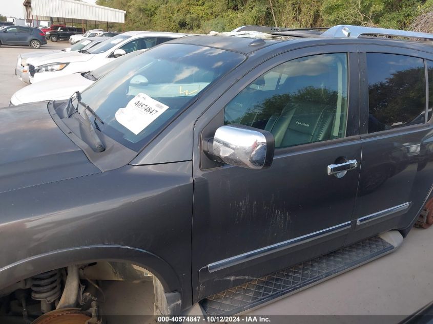 2012 Nissan Armada Platinum VIN: 5N1AA0NE5CN600117 Lot: 40574847