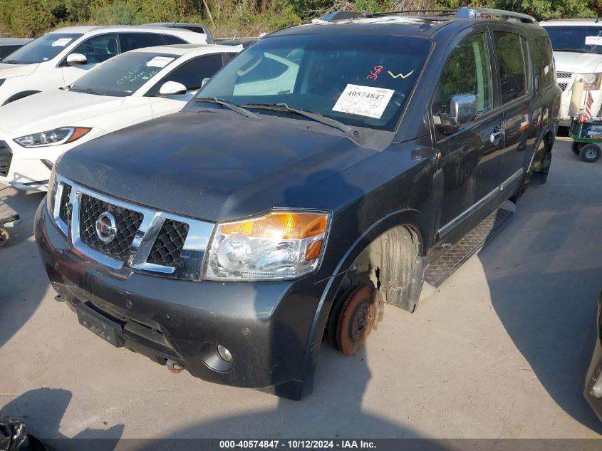 2012 Nissan Armada Platinum VIN: 5N1AA0NE5CN600117 Lot: 40574847