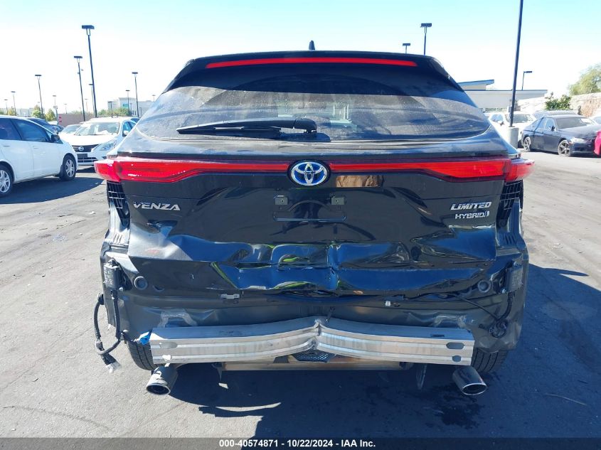 VIN JTEAAAAHXMJ066353 2021 TOYOTA VENZA LIMITED