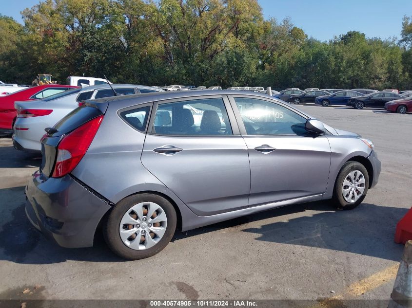 2017 Hyundai Accent Se VIN: KMHCT5AE9HU325029 Lot: 40574905