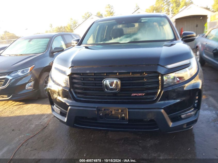 2023 Honda Ridgeline Sport VIN: 5FPYK3F15PB039961 Lot: 40574978