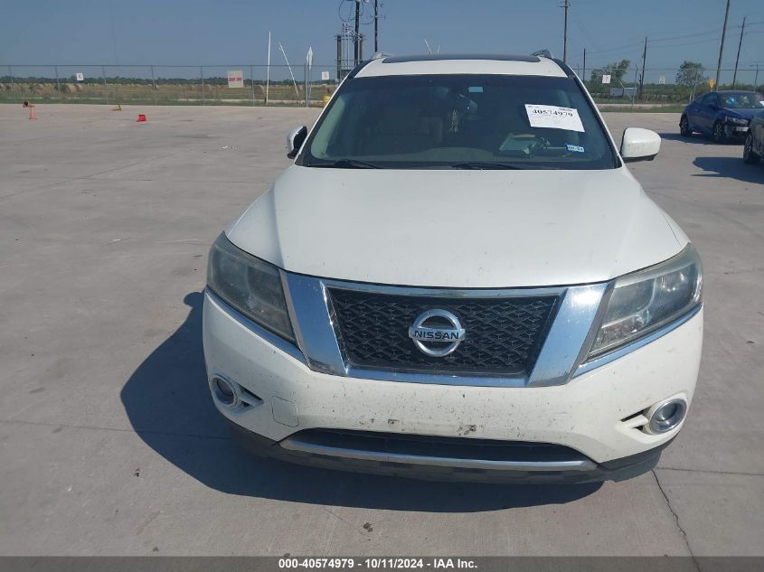 2015 Nissan Pathfinder Sl VIN: 5N1AR2MNXFC721019 Lot: 40574979