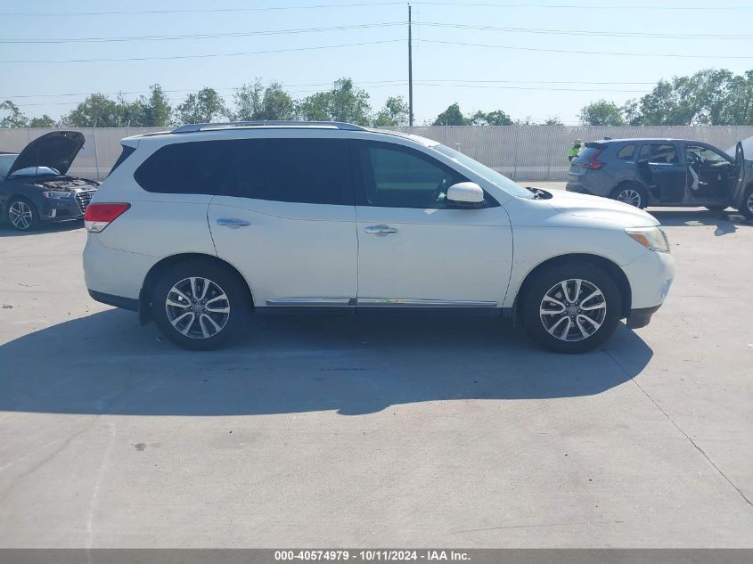 2015 Nissan Pathfinder Sl VIN: 5N1AR2MNXFC721019 Lot: 40574979