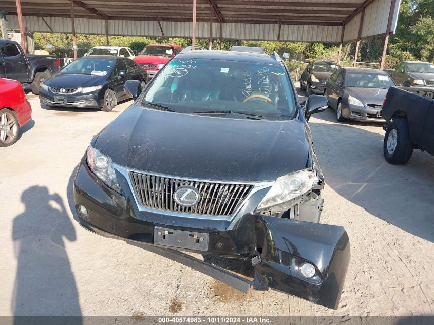 2010 Lexus Rx 350 350 VIN: 2T2BK1BA7AC039704 Lot: 40574983