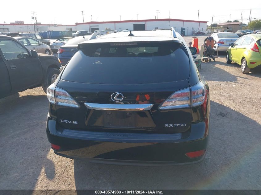 2010 Lexus Rx 350 350 VIN: 2T2BK1BA7AC039704 Lot: 40574983