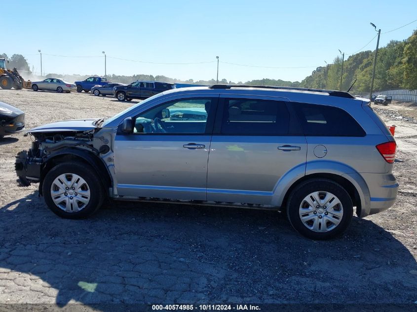 2018 Dodge Journey Se VIN: 3C4PDCAB1JT302308 Lot: 40574985