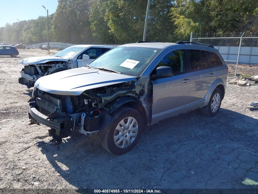 VIN 3C4PDCAB1JT302308 2018 DODGE JOURNEY SE