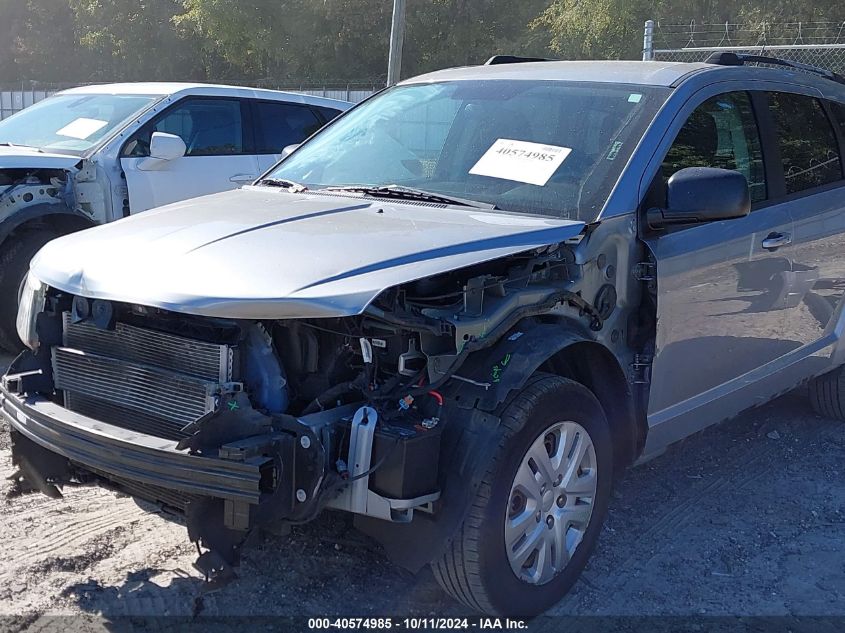 2018 Dodge Journey Se VIN: 3C4PDCAB1JT302308 Lot: 40574985