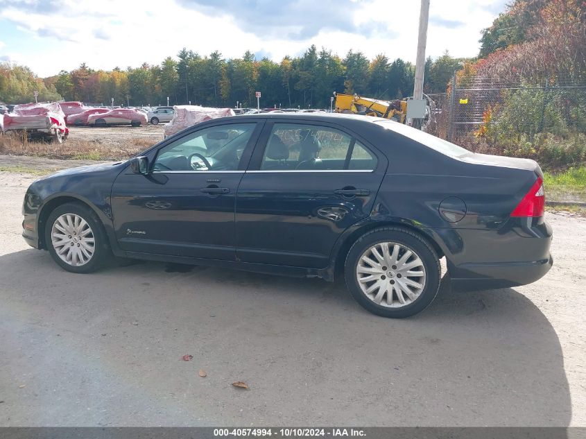 2010 Ford Fusion Hybrid VIN: 3FADP0L37AR234050 Lot: 40574994