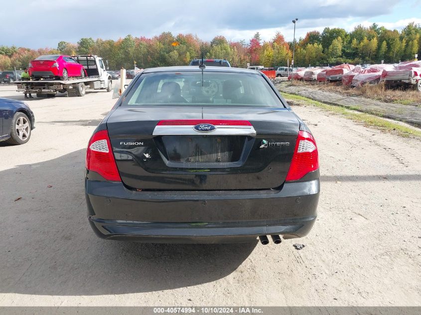 2010 Ford Fusion Hybrid VIN: 3FADP0L37AR234050 Lot: 40574994