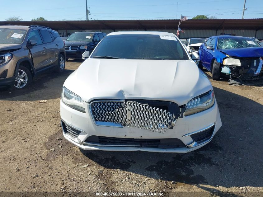 2017 Lincoln Mkz Select VIN: 3LN6L5D94HR607503 Lot: 40575003