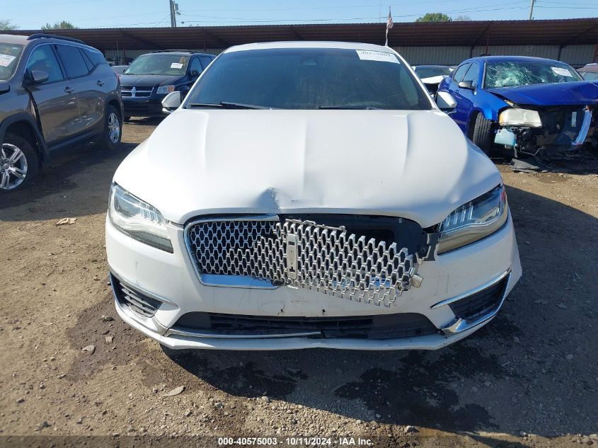 2017 Lincoln Mkz Select VIN: 3LN6L5D94HR607503 Lot: 40575003