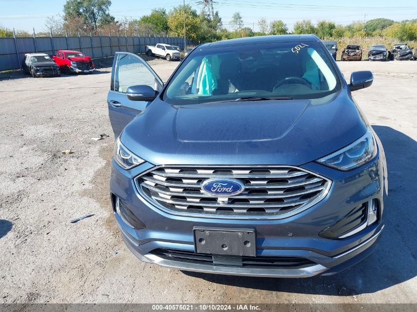 2019 Ford Edge Titanium VIN: 2FMPK4K92KBB45338 Lot: 40575021