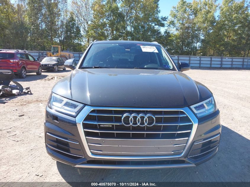 2018 Audi Q5 2.0T Premium/2.0T Tech Premium VIN: WA1BNAFY8J2079821 Lot: 40575070