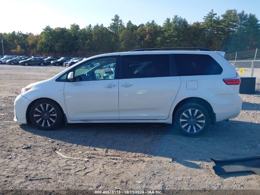 5TDDZ3DC5KS212812 2019 Toyota Sienna Xle 7 Passenger