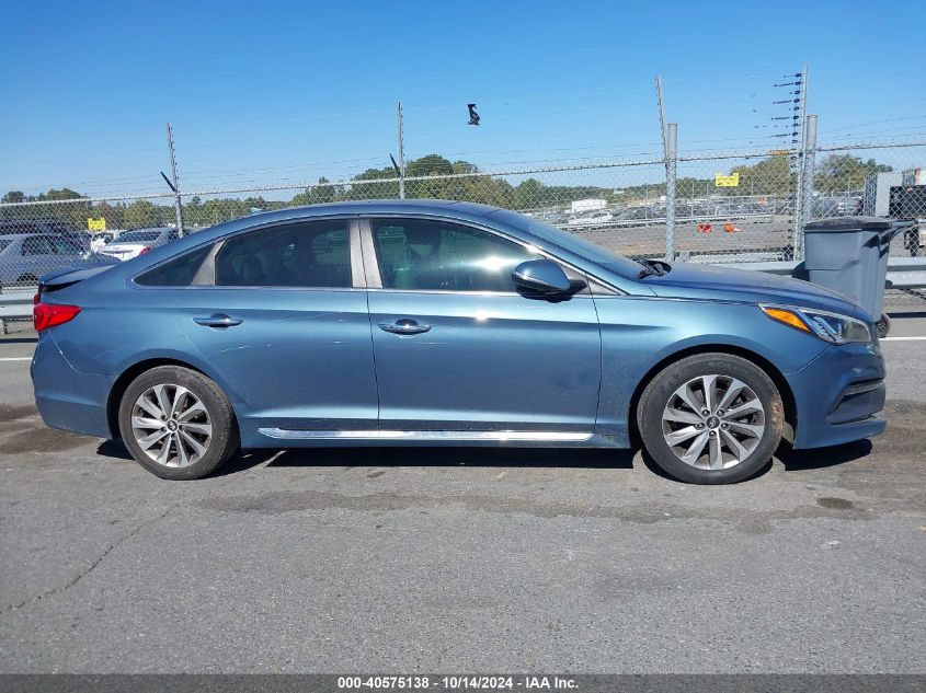 2016 Hyundai Sonata Sport VIN: 5NPE34AFXGH424757 Lot: 40575138