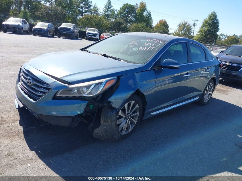 2016 Hyundai Sonata Sport VIN: 5NPE34AFXGH424757 Lot: 40575138