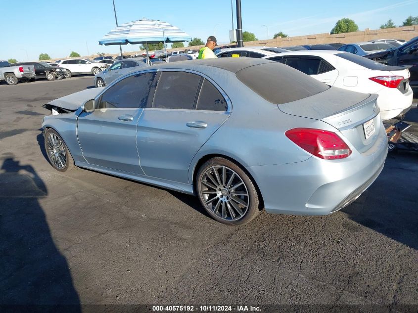 2015 Mercedes-Benz C 300 Luxury/Sport VIN: 55SWF4JB0FU093319 Lot: 40575192