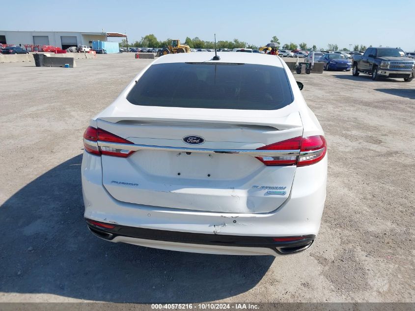 2017 FORD FUSION PLATINUM - 3FA6P0K91HR416125