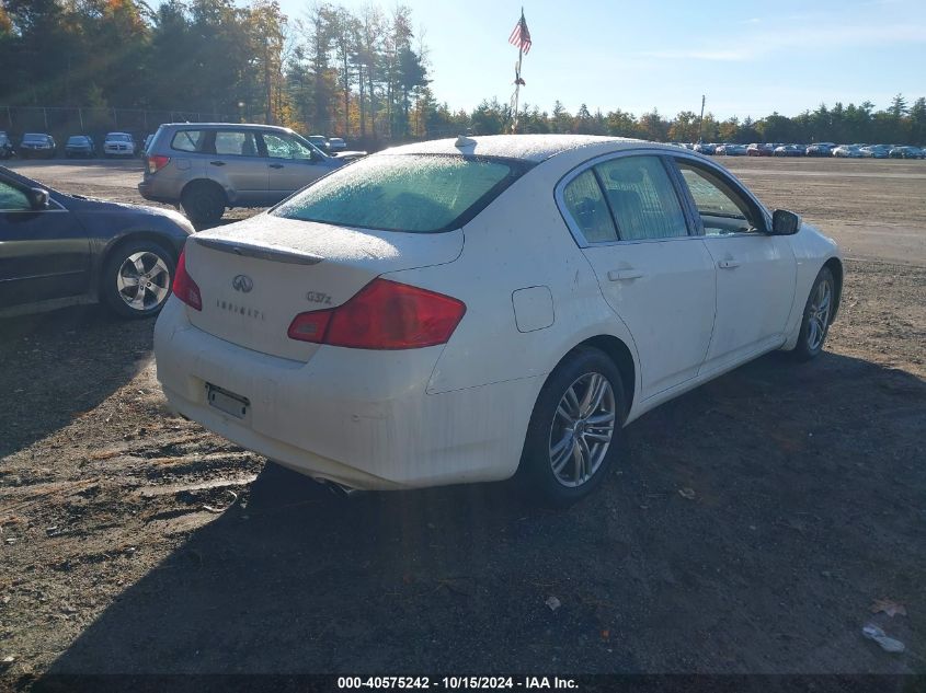 2013 Infiniti G37X VIN: JN1CV6AR3DM758706 Lot: 40575242