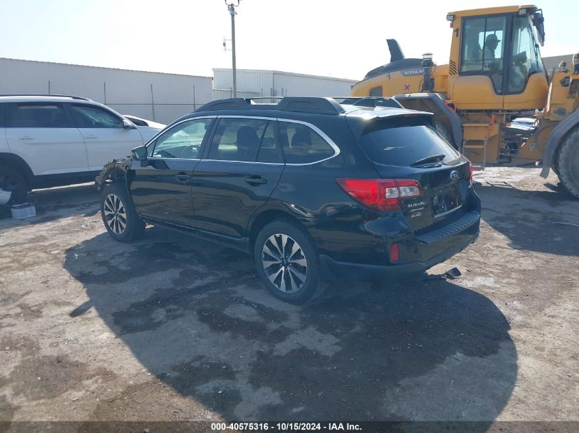 2016 Subaru Outback 2.5I Limited VIN: 4S4BSBNCXG3215360 Lot: 40575316