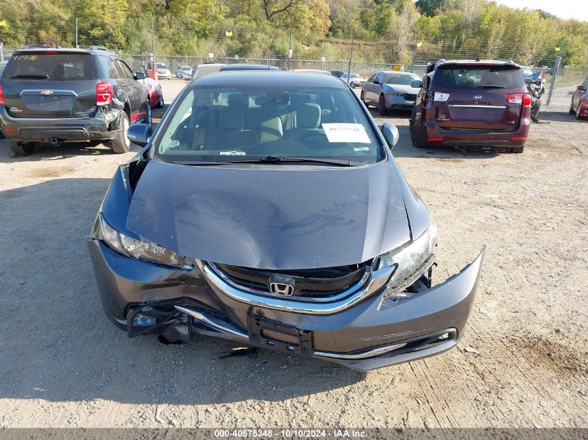 2013 Honda Civic Hybrid VIN: 19XFB4F36DE000787 Lot: 40575348