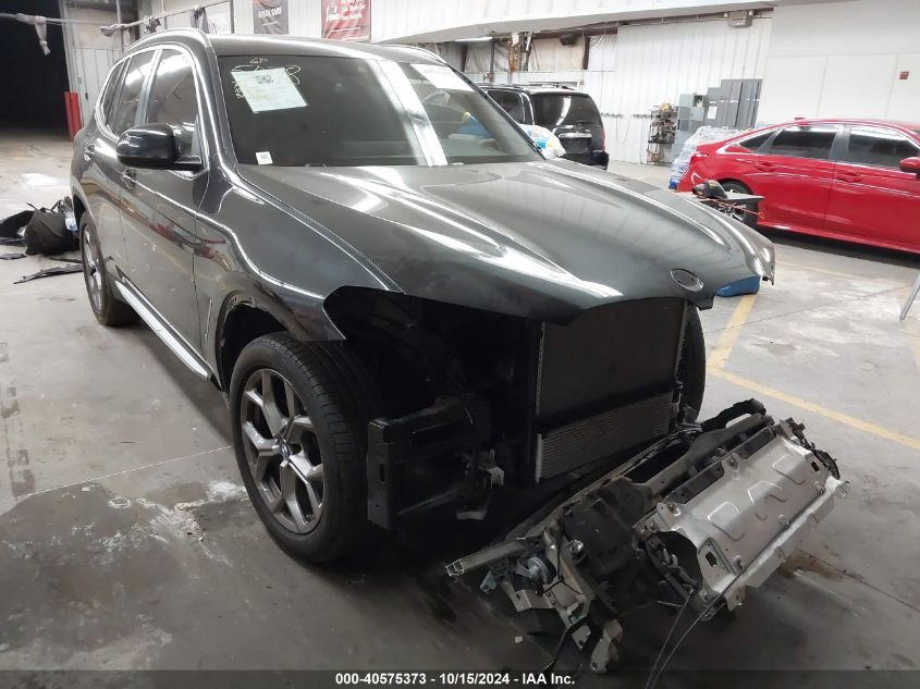 2022 BMW X3 SDRIVE30I - 5UX43DP09N9L12311