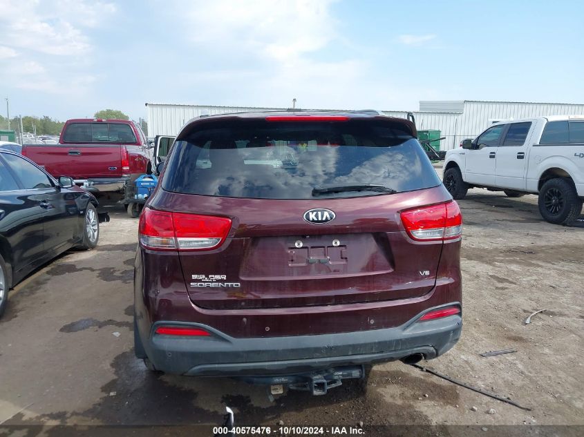 5XYPG4A54HG305776 2017 Kia Sorento 3.3L Lx