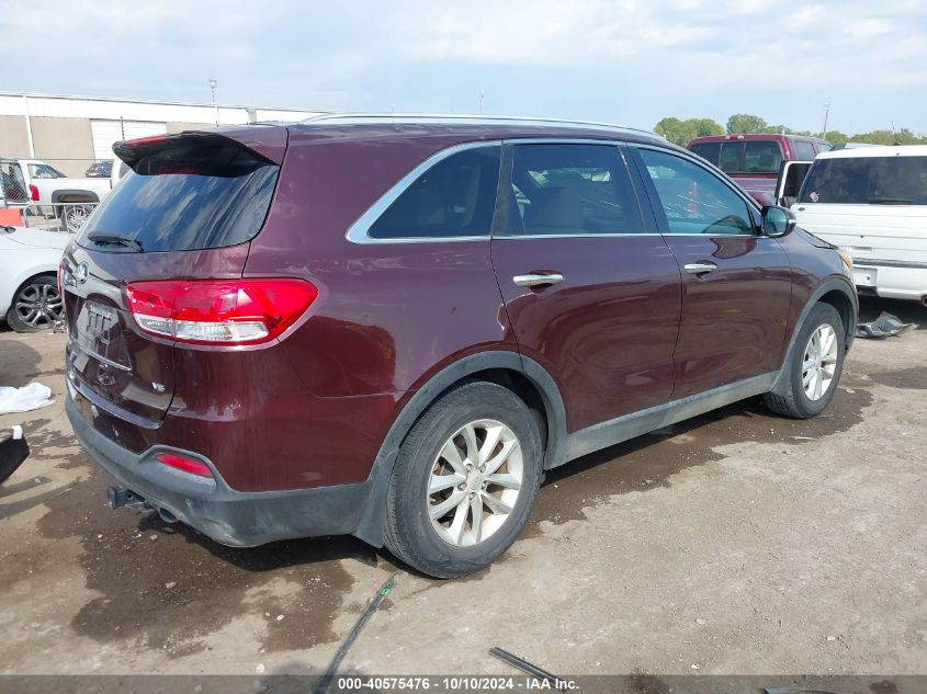 5XYPG4A54HG305776 2017 Kia Sorento 3.3L Lx