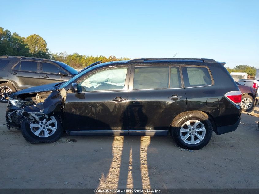 2012 Toyota Highlander Se VIN: 5TDZK3EH8CS053564 Lot: 40575550