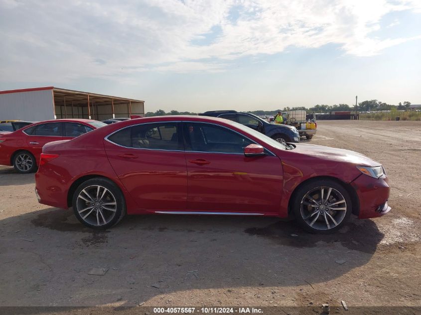 2019 Acura Tlx Tech Pkg VIN: 19UUB2F43KA010263 Lot: 40575567