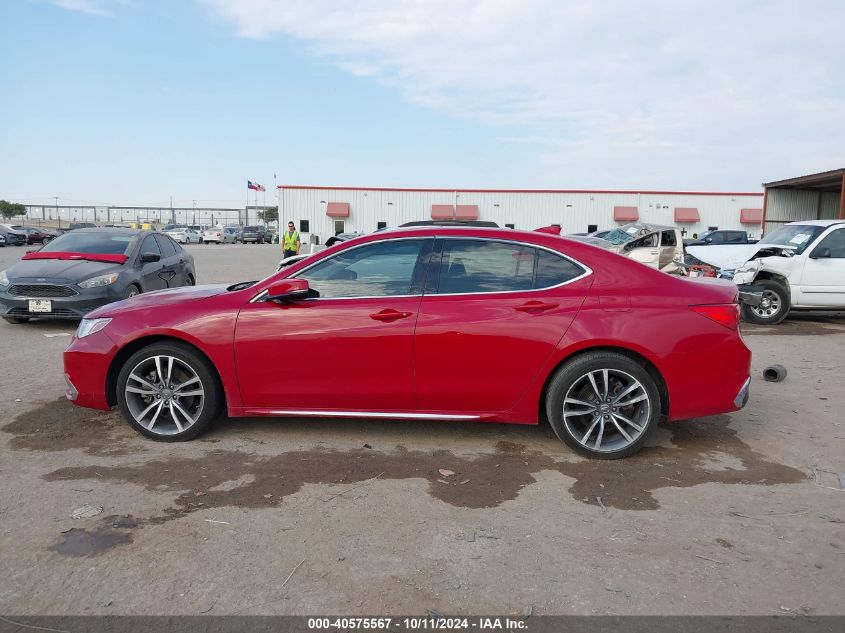 2019 Acura Tlx Tech Pkg VIN: 19UUB2F43KA010263 Lot: 40575567