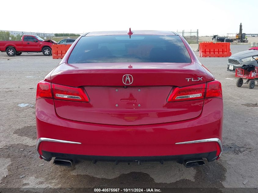 2019 Acura Tlx Tech Pkg VIN: 19UUB2F43KA010263 Lot: 40575567