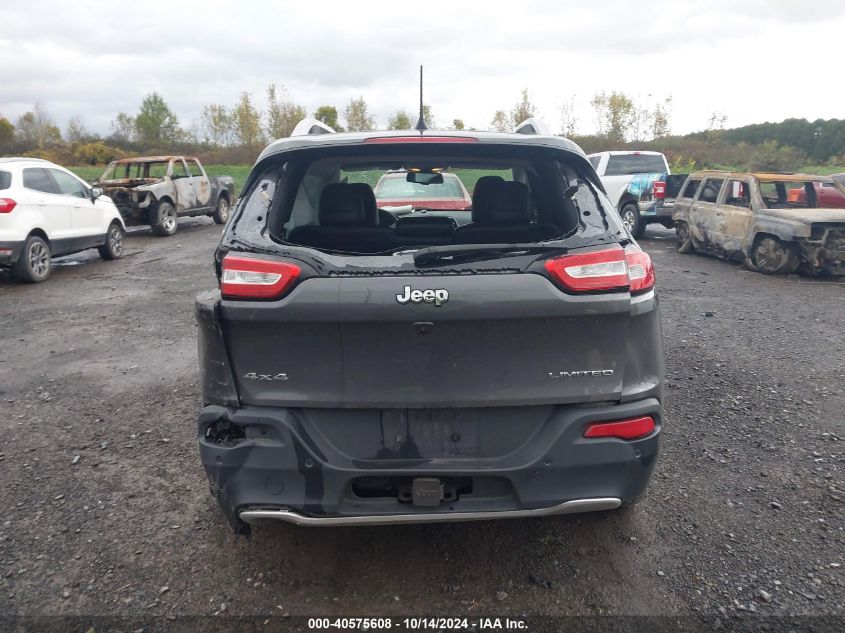 2018 Jeep Cherokee Limited 4X4 VIN: 1C4PJMDB1JD609297 Lot: 40575608